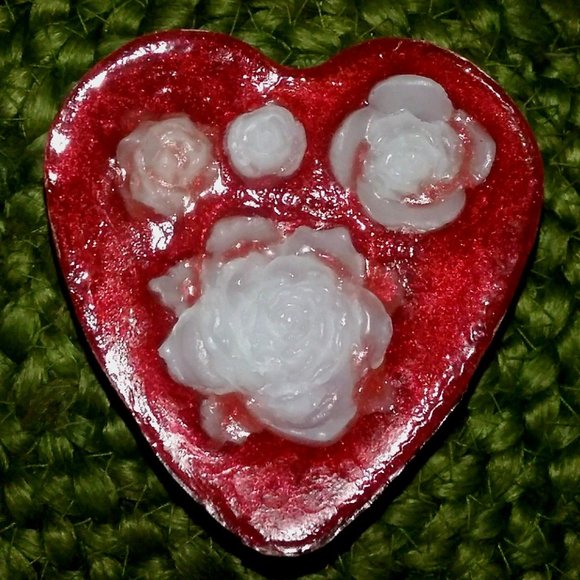 Heart and Rose Homemade All Natural Soap - Picture 5 of 9